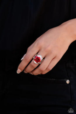 Rose to My Heart Red Ring Paparazzi Accessories