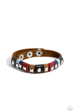 Load image into Gallery viewer, Unabashedly Urban Multi Leather Snap Urban Bracelet Paparazzi Accessories