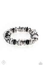 Load image into Gallery viewer, Harmoniously High-End Black Stone Stretchy Bracele Paparazzi Accessories