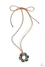 Load image into Gallery viewer, Tied Triumph Brown Necklace Paparazzi Accessories