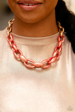 Load image into Gallery viewer, Statement Season Orange Necklace Paparazzi Accessories