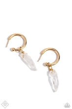 Load image into Gallery viewer, Excavated Elegance Gold Hoop Earrings