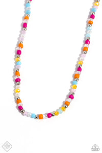 fashion fix,multi,seed bead,short necklace,Carnival Confidence Multi Necklace