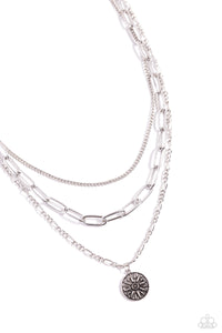 short necklace,silver,Appointed Artistry - Silver Necklace