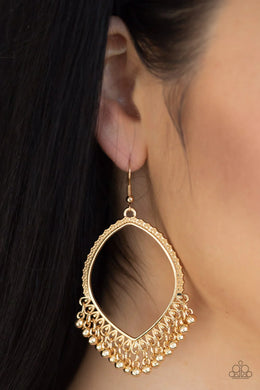 Heirloom Harmony Gold Earrings Paparazzi Accessories