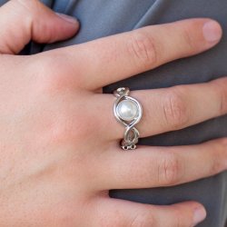 Finest Of Them All White Pearl Ring Paparazzi Accessories