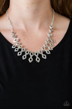 Load image into Gallery viewer, Geocentric Silver Necklace Paparazzi Accessories