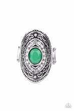 Load image into Gallery viewer, Entrancing Enchantment Green Ring Paparazzi Accessories