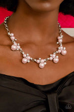 Load image into Gallery viewer, Toast To Perfection Pink Pearl Necklace Paparazzi Accessories