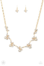Load image into Gallery viewer, Toast To Perfection - Gold Pearl Necklace Paparazzi Accessories