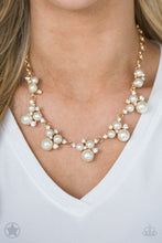 Load image into Gallery viewer, Toast To Perfection - Gold Pearl Necklace Paparazzi Accessories