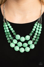 Load image into Gallery viewer, Flirtatiously Fruity Green Necklace Paparazzi Accessories
