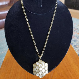 brass,moonstone,East Coast Elixir Brass Moonstone Necklace (Fashion Fix Exclusive)