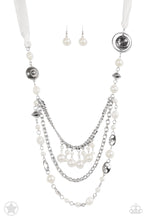 Load image into Gallery viewer, All The Trimmings Ivory Necklace Paparazzi Accessories