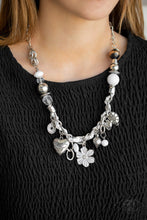 Load image into Gallery viewer, Charmed I Am Sure White Necklace Paparazzi Accessories