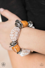 Load image into Gallery viewer, Glaze of Glory Peach Stretchy Bracelet Paparazzi Accessories