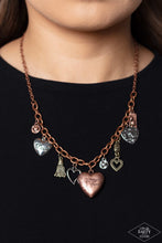 Load image into Gallery viewer, Heart Of Wisdom - Multi Heart Necklace Paparazzi Accessories