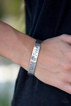Load image into Gallery viewer, Free To Be Wild Silver Cuff Bracelet Paparazzi Accessories