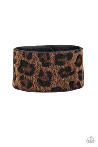 brown,cheetah,leather,Cheetah Cabana Brown Bracelet