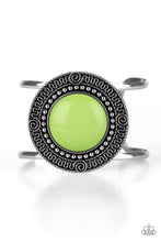 Load image into Gallery viewer, Tribal Pop Green Cuff Bracelet Paparazzi Accessories