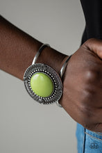 Load image into Gallery viewer, Tribal Pop Green Cuff Bracelet Paparazzi Accessories