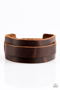 brown,leather,Road Trip Brown Style Leather Urban Bracelet