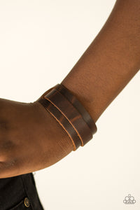 brown,leather,Road Trip Brown Style Leather Urban Bracelet