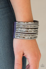 Load image into Gallery viewer, Wham Bam Glam Blue Bracelet Paparazzi Accessories