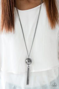 autopostr_pinterest_49916,gunmetal,long necklace,Big Baller - Black Necklace