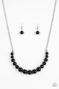 autopostr_pinterest_49916,black,short necklace,silver,The Fashion Show Must Go On! Black Necklace