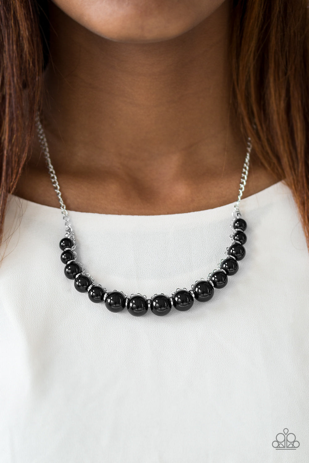 The Fashion Show Must Go On! Black Necklace Paparazzi Accessories