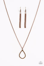 Load image into Gallery viewer, Timeless Twinkle Copper Necklace Paparazzi Accessories