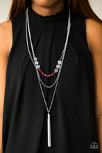 Load image into Gallery viewer, Celebration of Chic Red Necklace Paparazzi Accessories