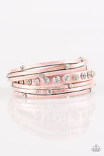 Load image into Gallery viewer, CATWALK It Off - Pink Leather Bracelet Paparazzi Accessories