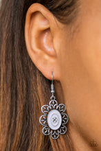 Load image into Gallery viewer, Posy Party Silver Earring Paparazzi Accessories