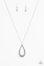 Load image into Gallery viewer, Teardrop Tease White Necklace Paparazzi Accessories