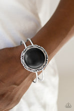 Load image into Gallery viewer, Mojave Harvest Black Hinge Bracelet Paparazzi Accessories