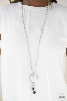A Big Heart Black Necklace Paparazzi Accessories