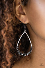 Load image into Gallery viewer, Dipped in Diamonds Black Earring Paparazzi Accessories