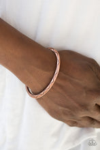 Load image into Gallery viewer, Desert Charmer Copper Cuff Bracelet Paparazzi Accessories
