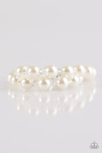 Load image into Gallery viewer, Ballroom and Board White Bracelet Paparazzi Accessories