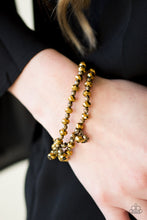 Load image into Gallery viewer, Sink or Shimmer Brass Bracelet Paparazzi Accessories