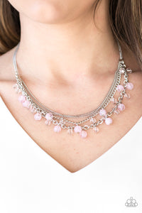 pink,Short Necklace,Ocean Odyssey Pink Necklace