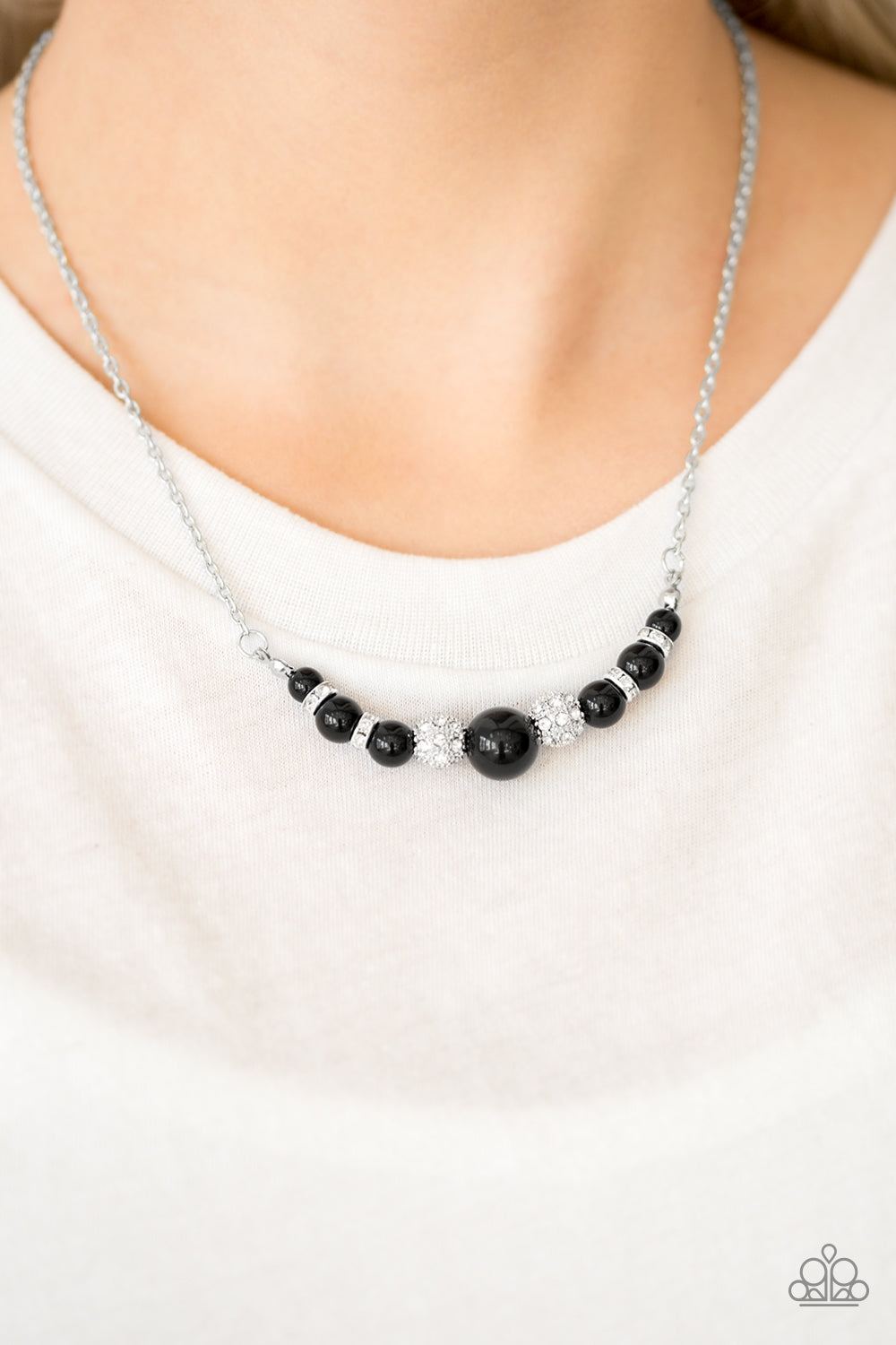 Absolutely Brilliant Black Necklace Paparazzi Accessories