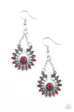 Load image into Gallery viewer, Cancun Can-Can - Red Earring Paparazzi Accessories