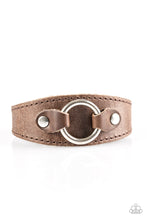 Load image into Gallery viewer, Western Wrangler Brown Bracelet Paparazzi Accessories