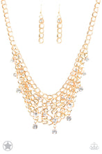 Load image into Gallery viewer, Fishing For Compliments Gold Necklace Paparazzi Accessories