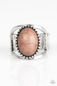 brown,Wide Back,Canyon Cache Brown Stone Ring