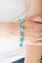 Load image into Gallery viewer, Mountain Mamba Blue Bracelet Paparazzi Accessories