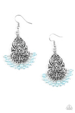 Load image into Gallery viewer, Baroque The Bank Blue Earring Paparazzi Accessories